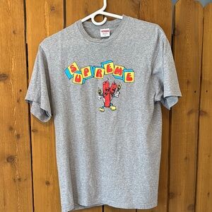 Supreme Gray Graphic T-Shirt